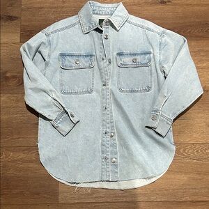 Wild Fable Light Blue Denim Shirt